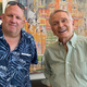 Co-director Steve Kozak with Holiday Special costume designer Bob Mackie.
